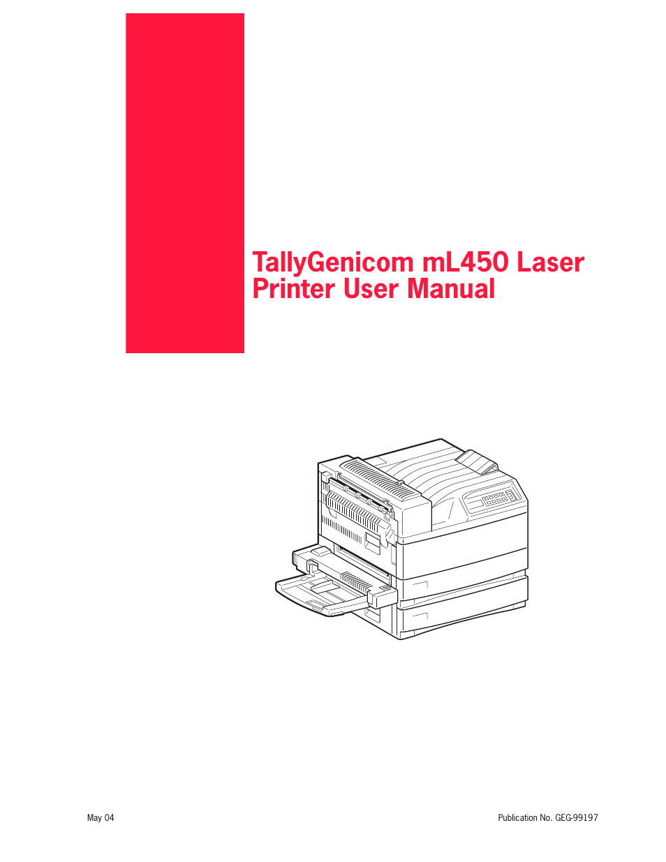 Tally Genicom mL450 User Manual | 232 pages