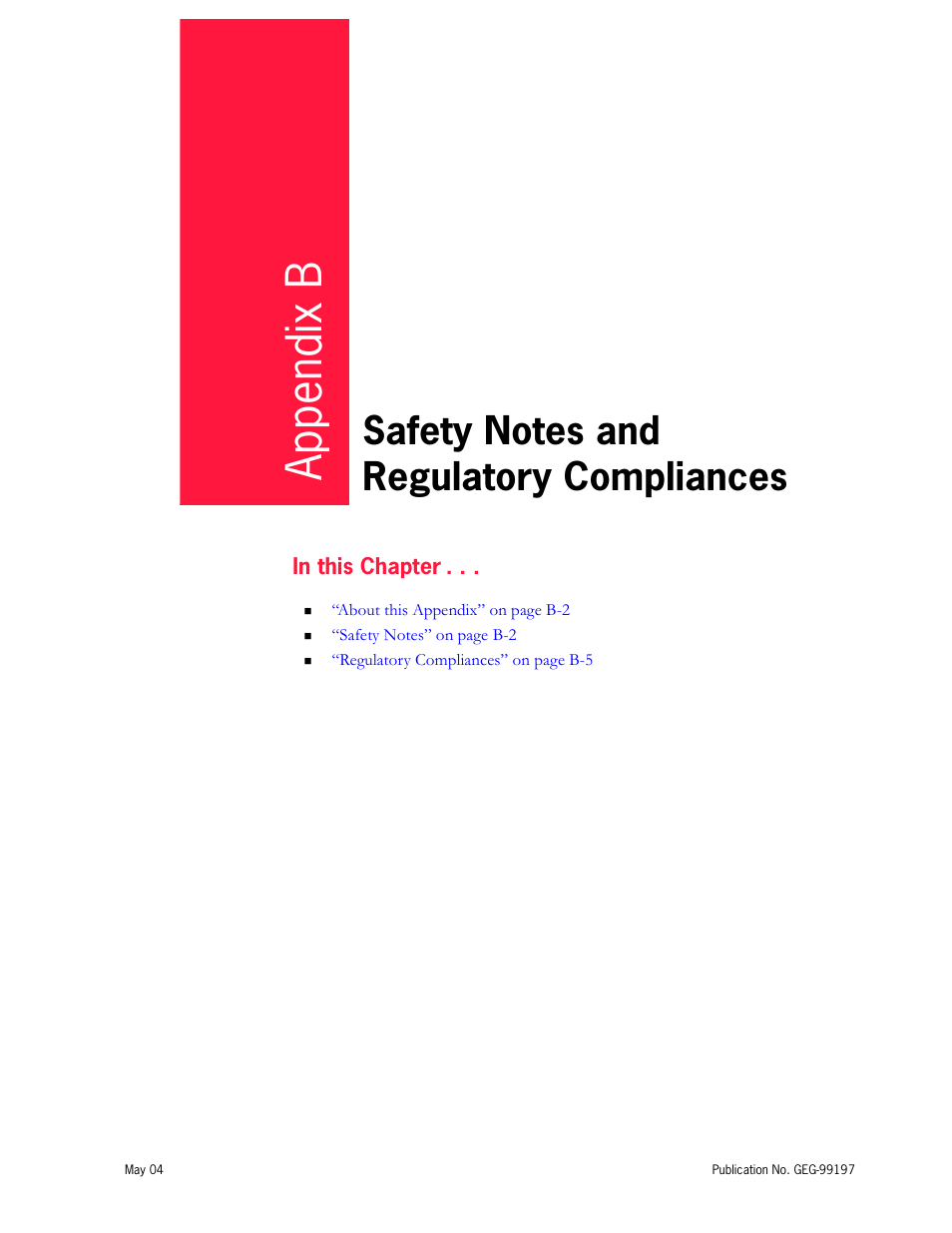 Safety notes and regulatory compliances, Appendix b | Tally Genicom mL450 User Manual | Page 223 / 232