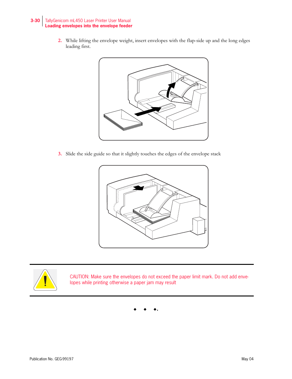 Tally Genicom mL450 User Manual | Page 82 / 232