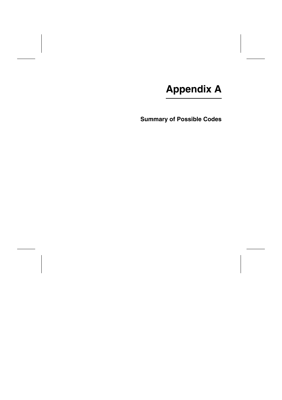 Appendix a | Tally Genicom Matrix Printer User Manual | Page 202 / 409