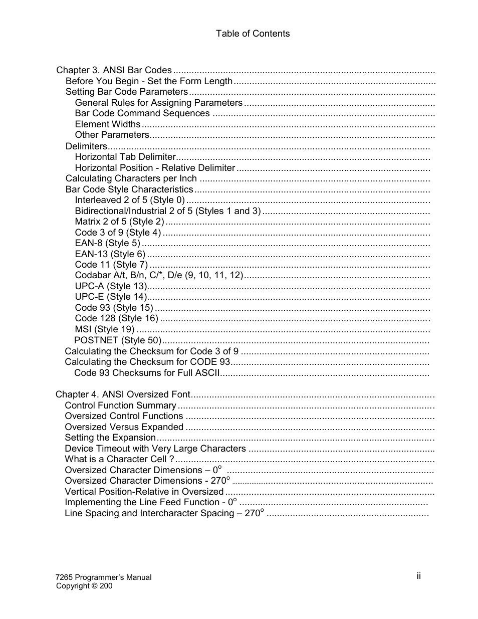 Tally Genicom Matrix Printer User Manual | Page 3 / 409