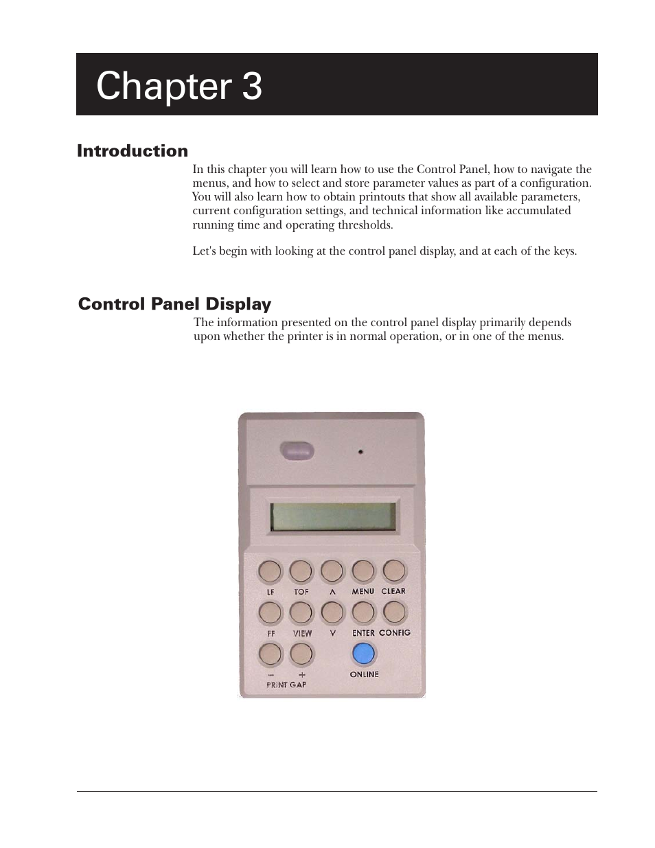 Chapter 3 | Tally Genicom 2900 User Manual | Page 29 / 84