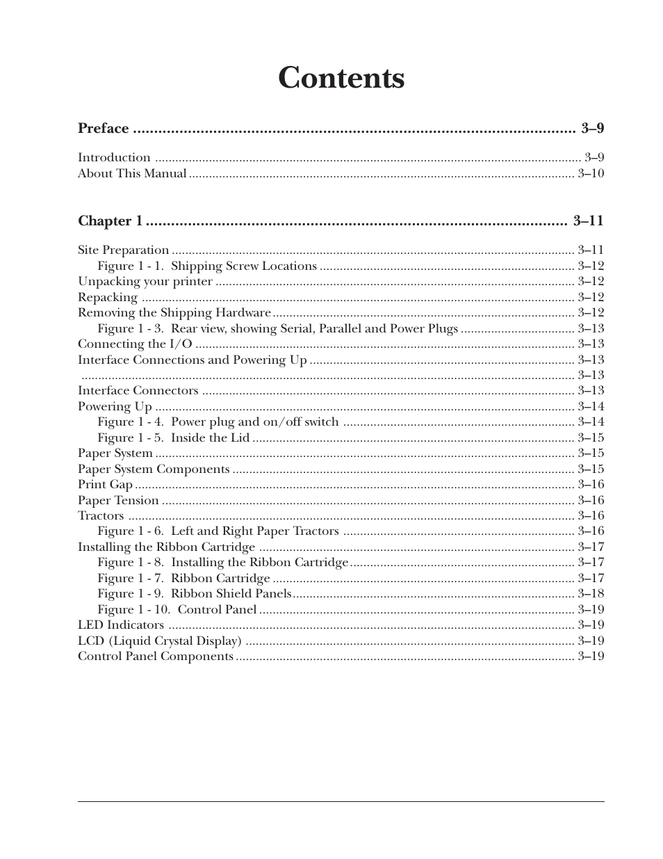 Tally Genicom 2900 User Manual | Page 3 / 84
