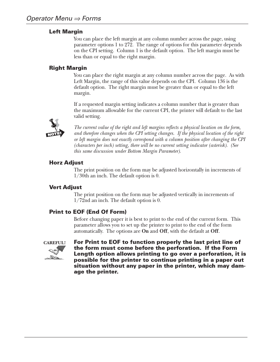 Tally Genicom 2900 User Manual | Page 44 / 84