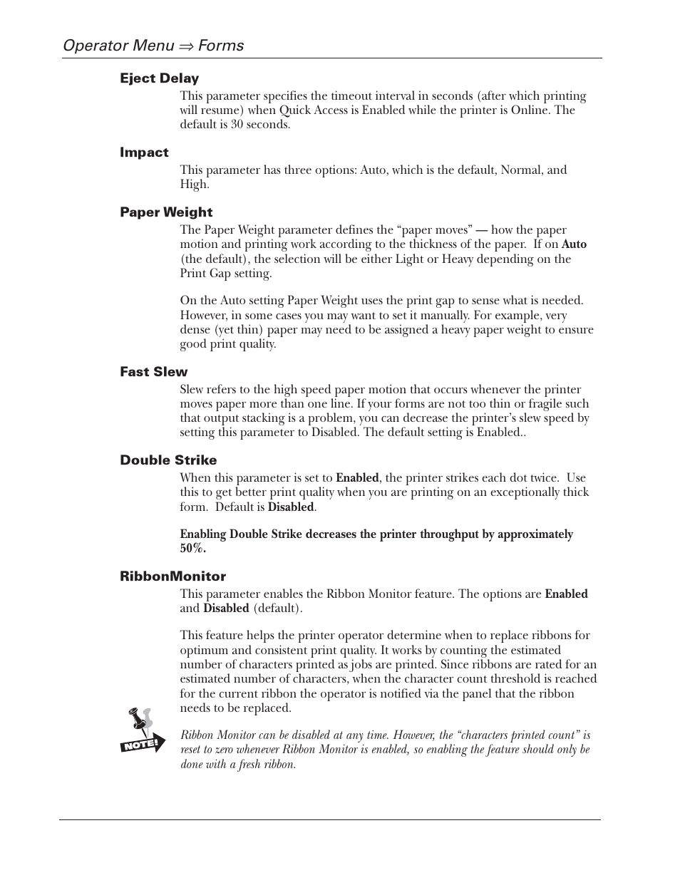 Tally Genicom 2900 User Manual | Page 46 / 84