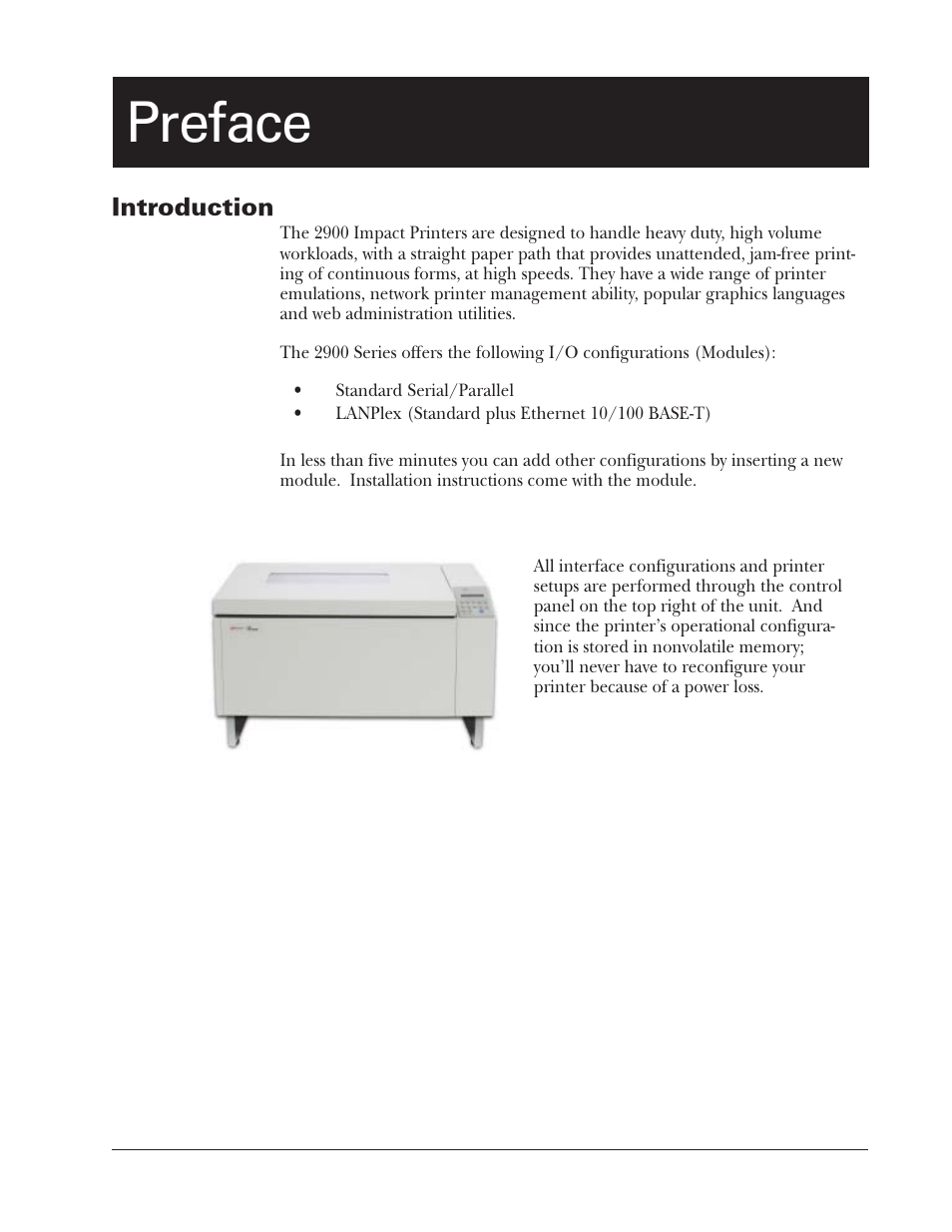 Preface | Tally Genicom 2900 User Manual | Page 9 / 84
