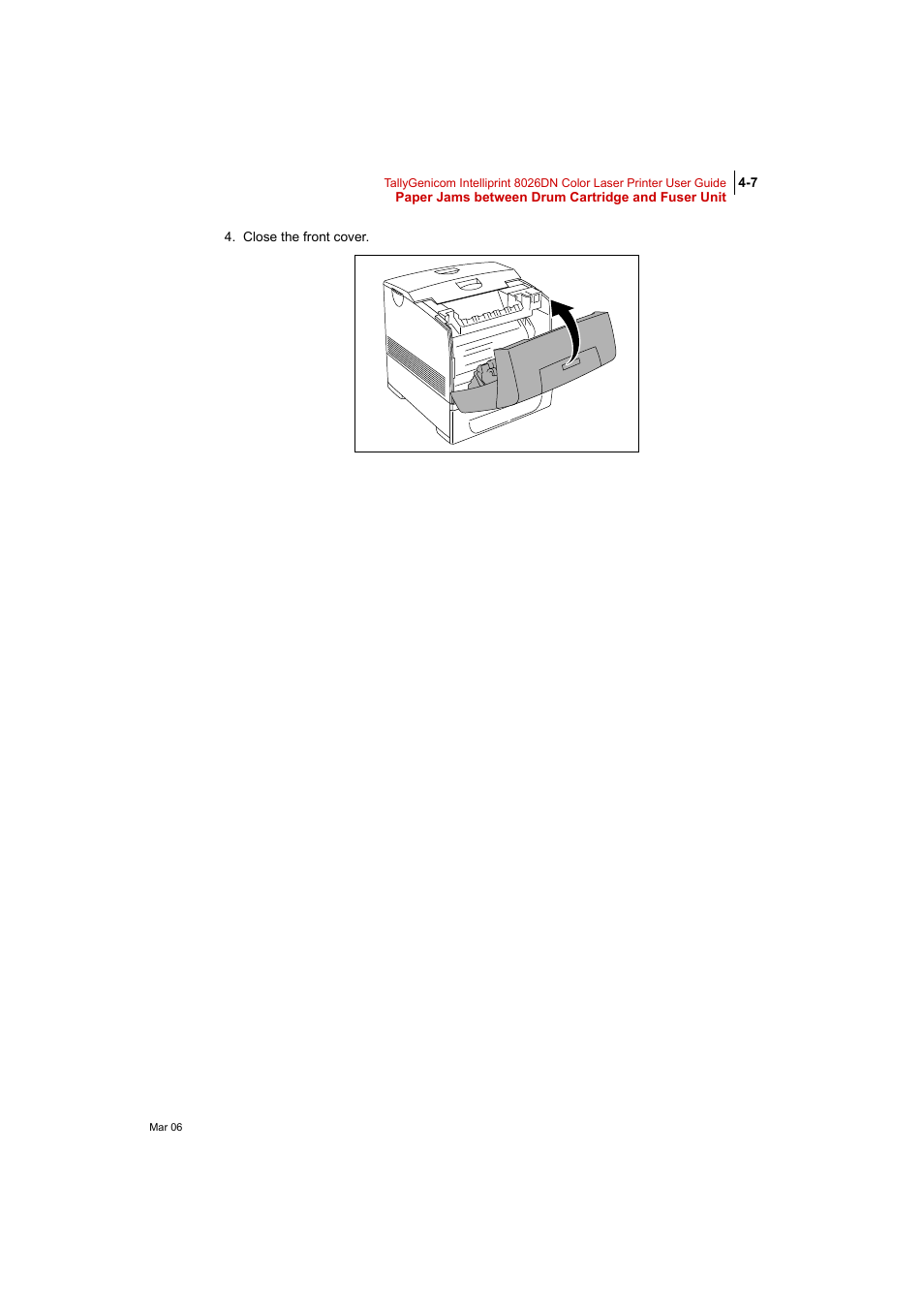 Tally Genicom Intelliprint 8026DN User Manual | Page 109 / 260