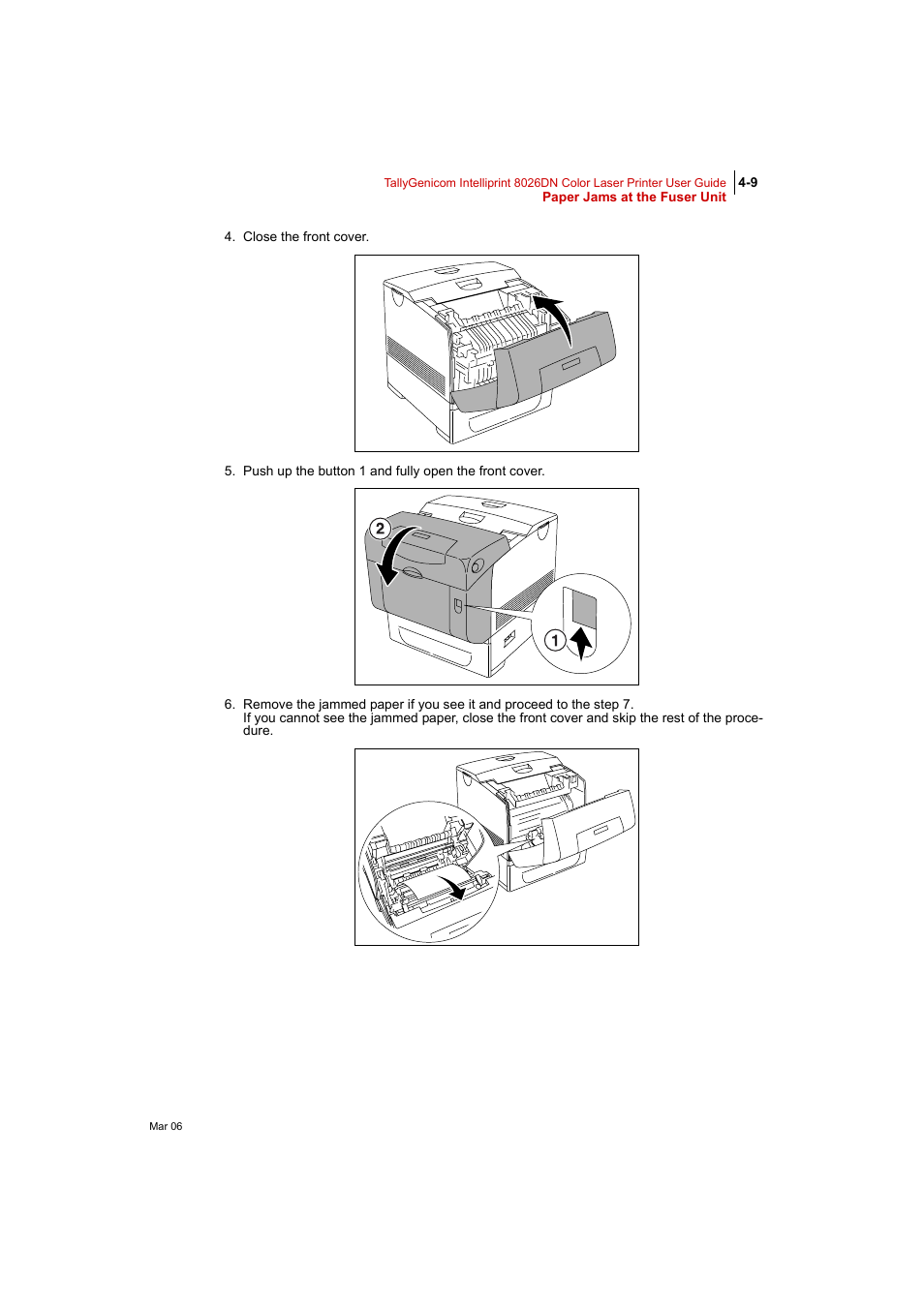 Tally Genicom Intelliprint 8026DN User Manual | Page 111 / 260