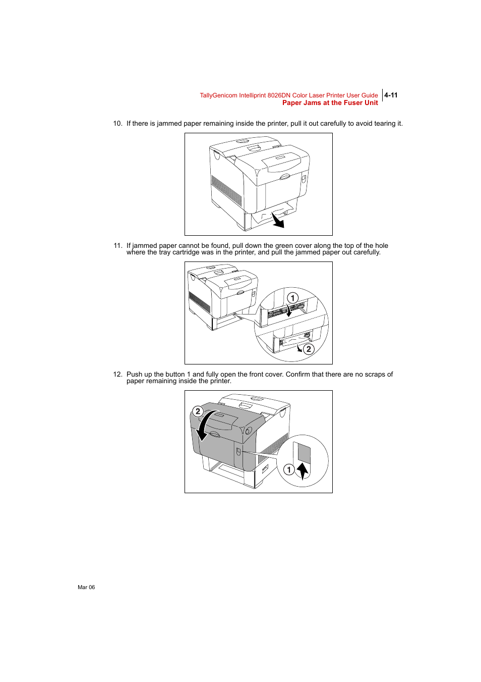 Tally Genicom Intelliprint 8026DN User Manual | Page 113 / 260