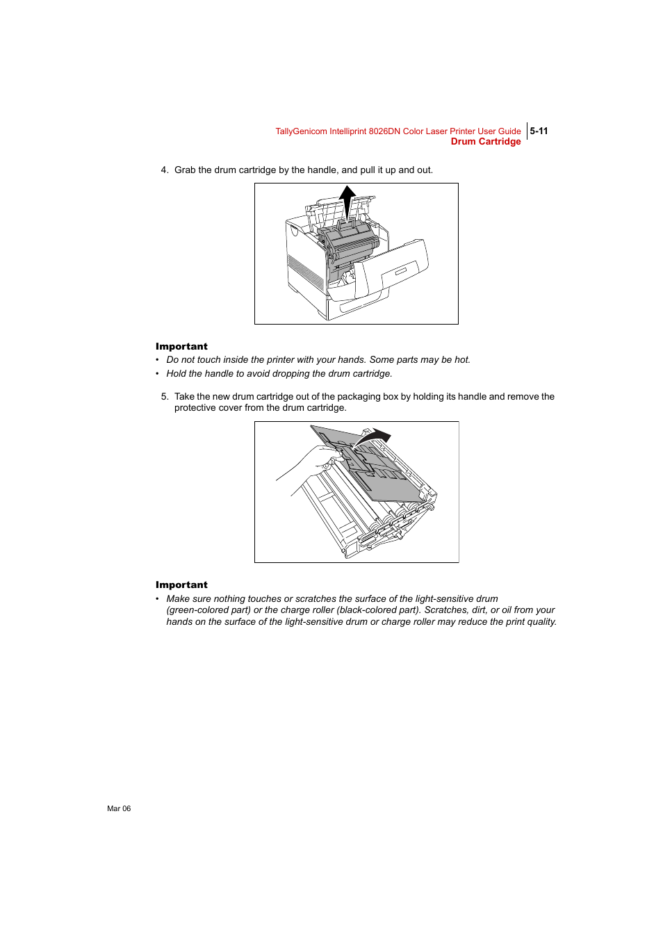 Tally Genicom Intelliprint 8026DN User Manual | Page 129 / 260