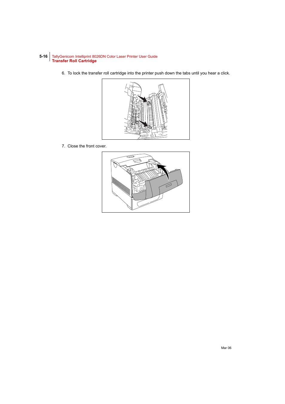 Tally Genicom Intelliprint 8026DN User Manual | Page 134 / 260