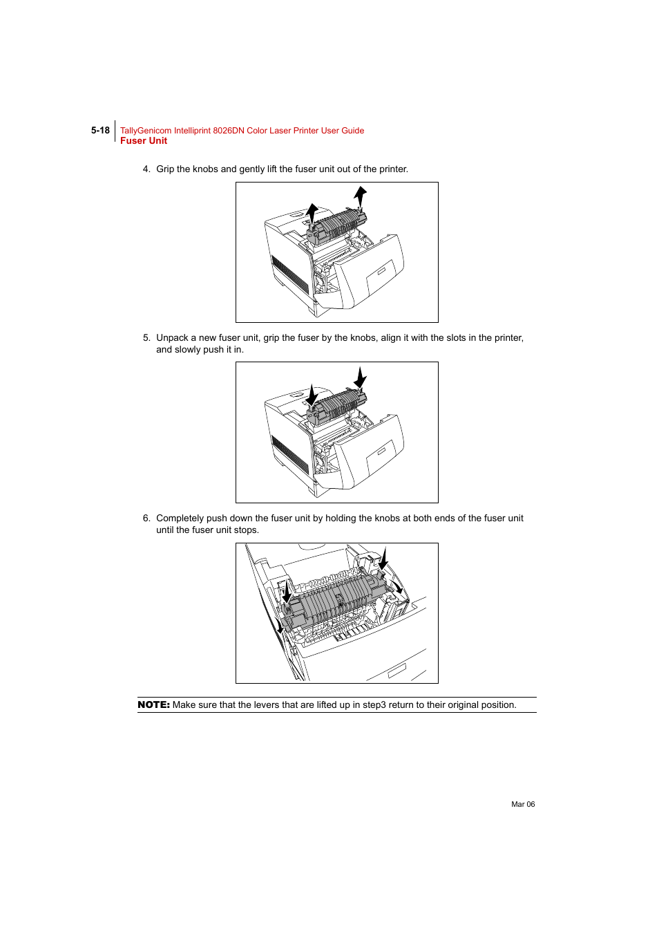 Tally Genicom Intelliprint 8026DN User Manual | Page 136 / 260