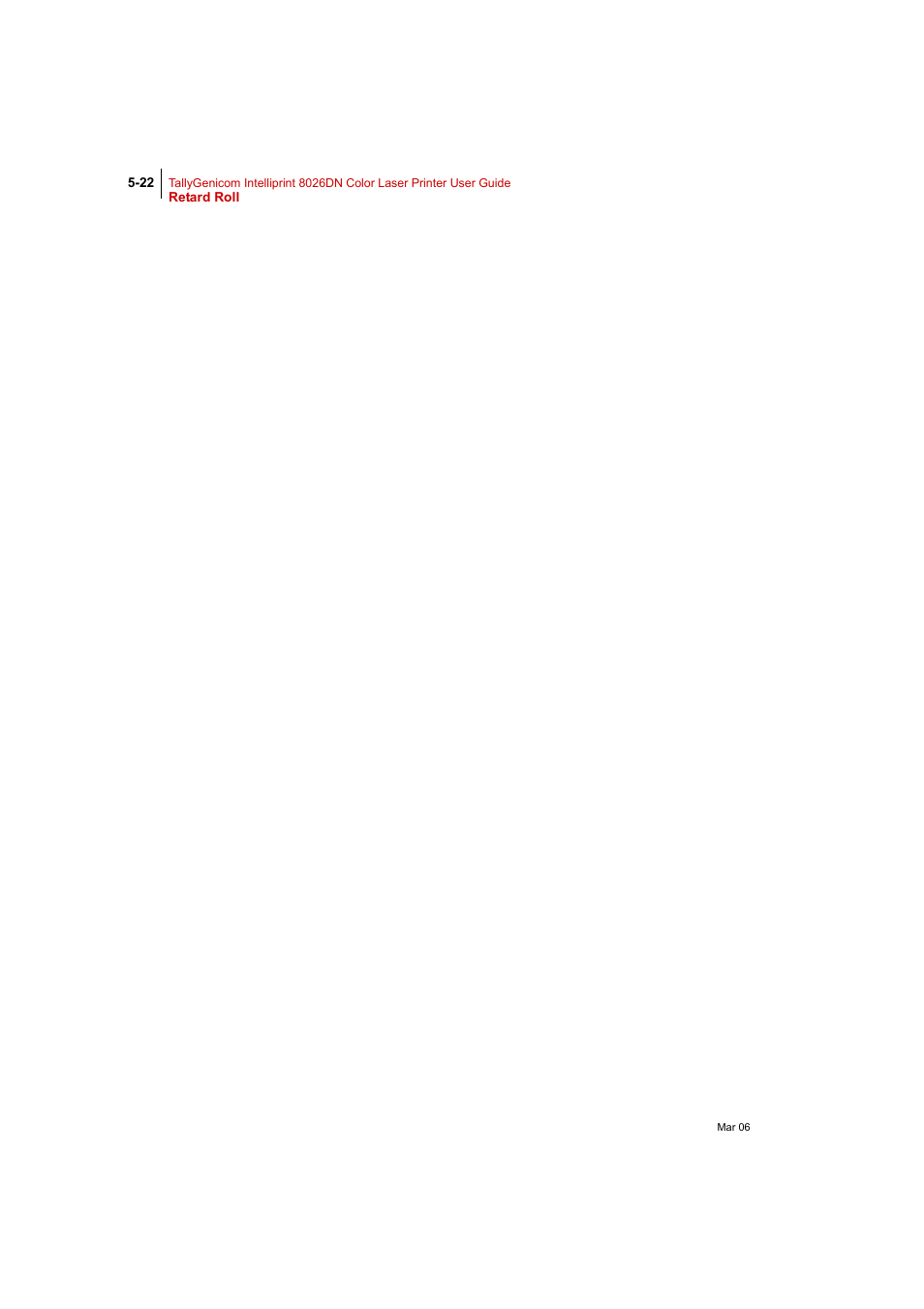 Tally Genicom Intelliprint 8026DN User Manual | Page 140 / 260