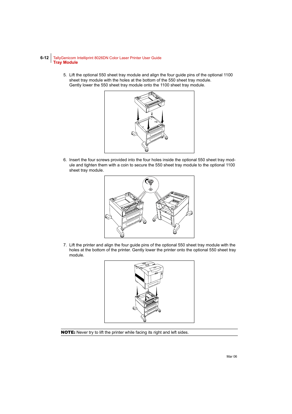 Tally Genicom Intelliprint 8026DN User Manual | Page 152 / 260