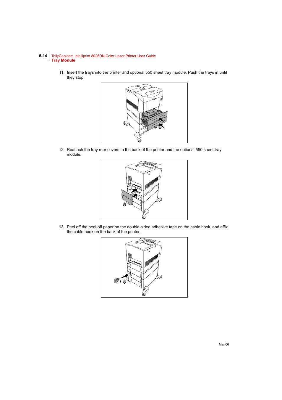 Tally Genicom Intelliprint 8026DN User Manual | Page 154 / 260