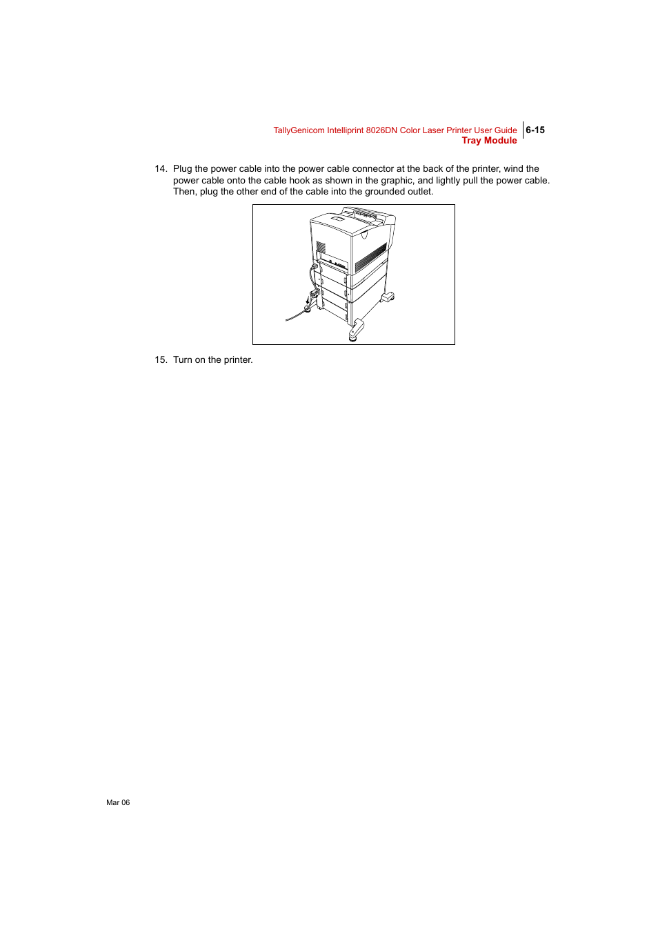 Tally Genicom Intelliprint 8026DN User Manual | Page 155 / 260