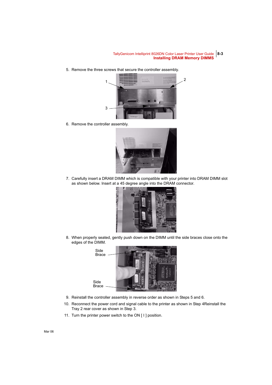 Tally Genicom Intelliprint 8026DN User Manual | Page 203 / 260