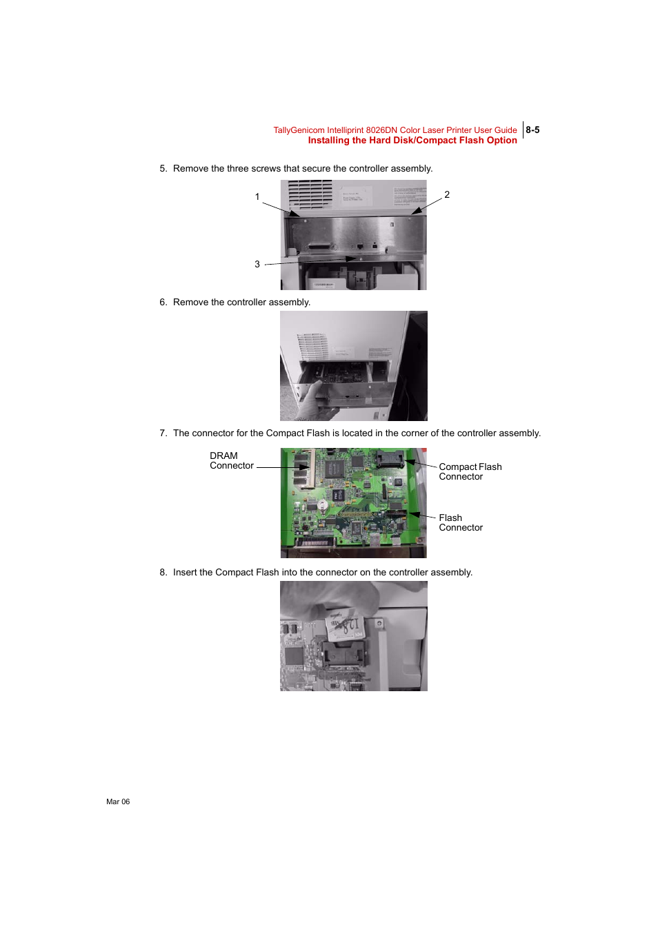 Tally Genicom Intelliprint 8026DN User Manual | Page 205 / 260