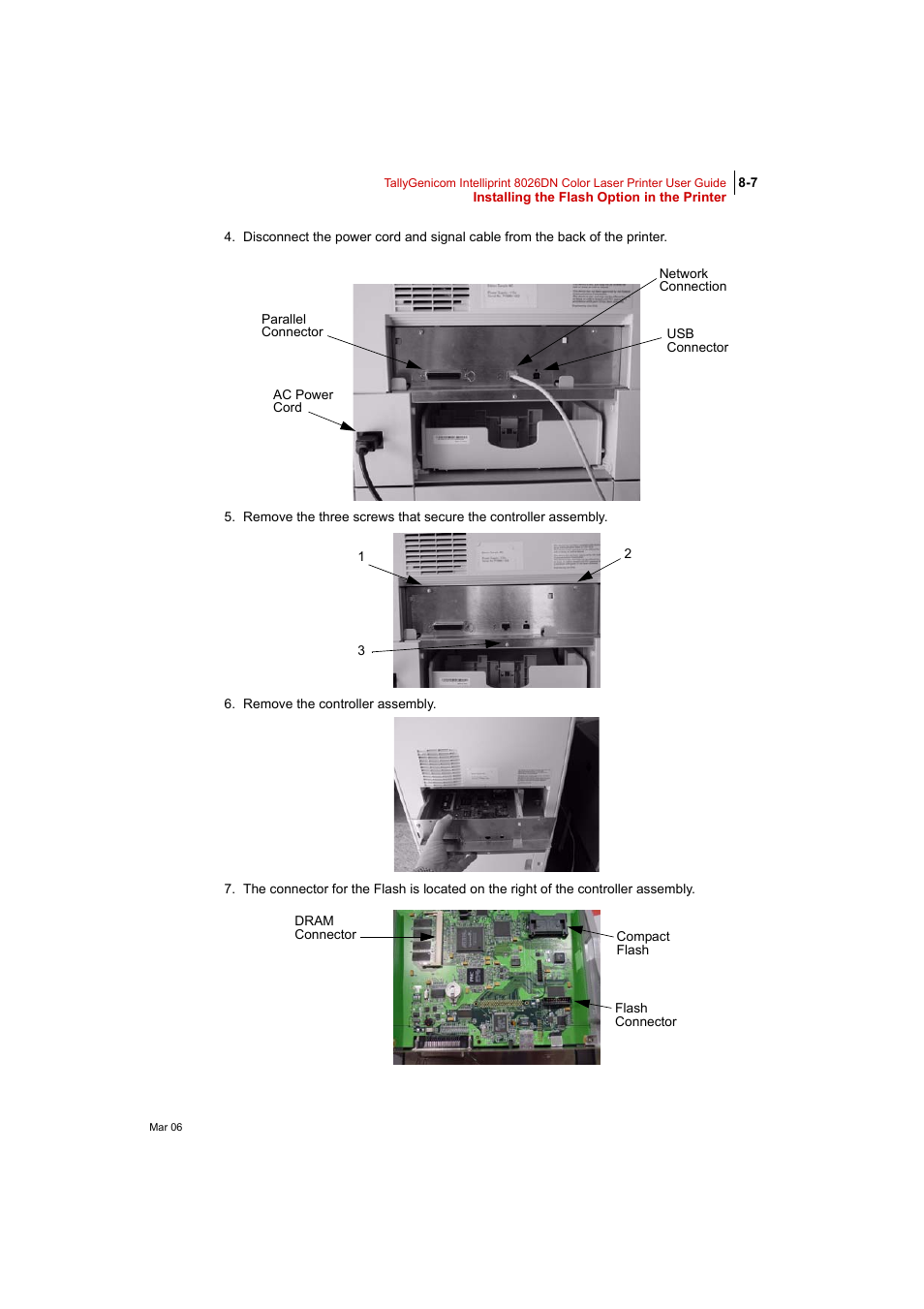 Tally Genicom Intelliprint 8026DN User Manual | Page 207 / 260