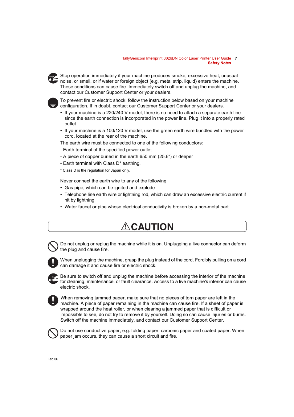 Tally Genicom Intelliprint 8026DN User Manual | Page 21 / 260