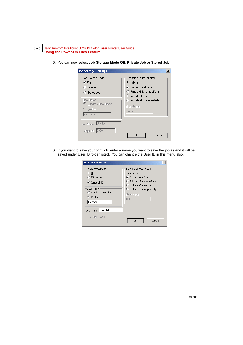 Tally Genicom Intelliprint 8026DN User Manual | Page 226 / 260