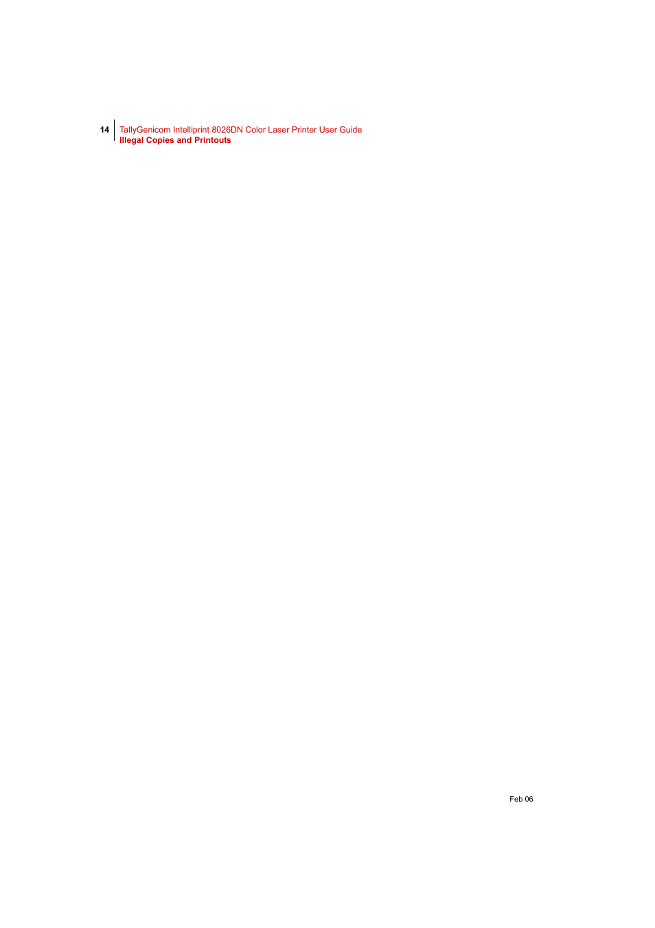 Tally Genicom Intelliprint 8026DN User Manual | Page 28 / 260