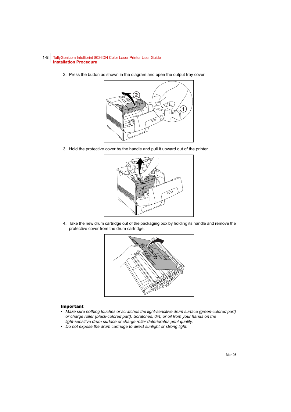 Tally Genicom Intelliprint 8026DN User Manual | Page 36 / 260