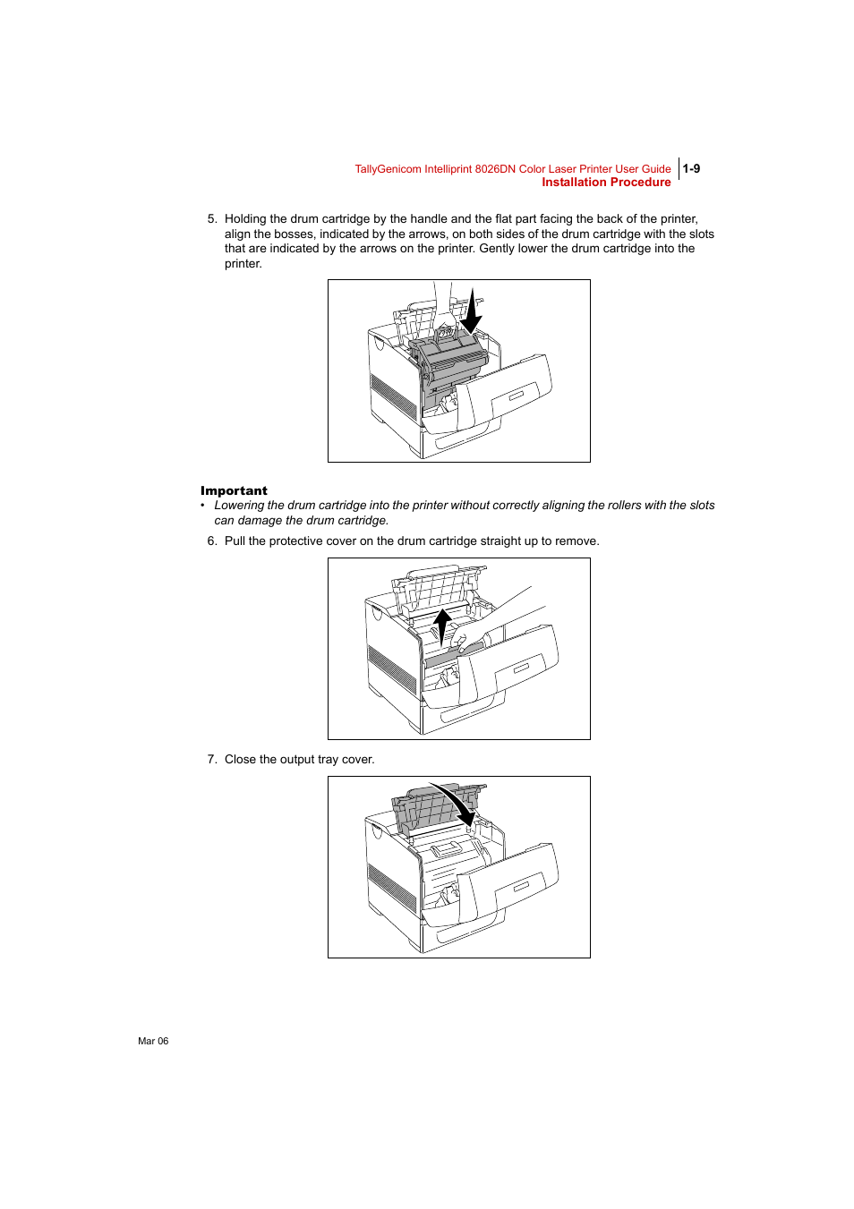 Tally Genicom Intelliprint 8026DN User Manual | Page 37 / 260
