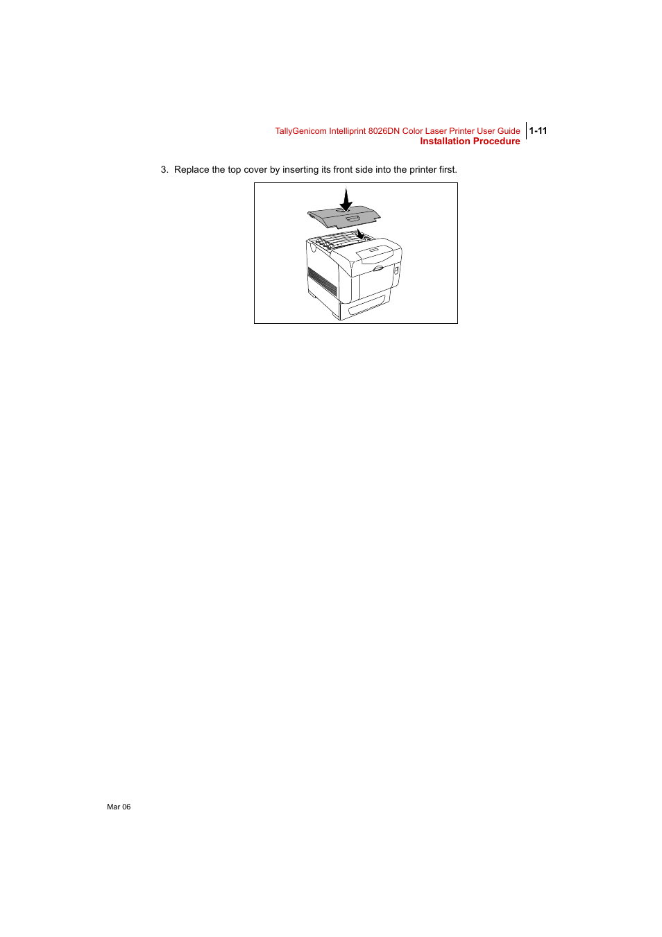 Tally Genicom Intelliprint 8026DN User Manual | Page 39 / 260