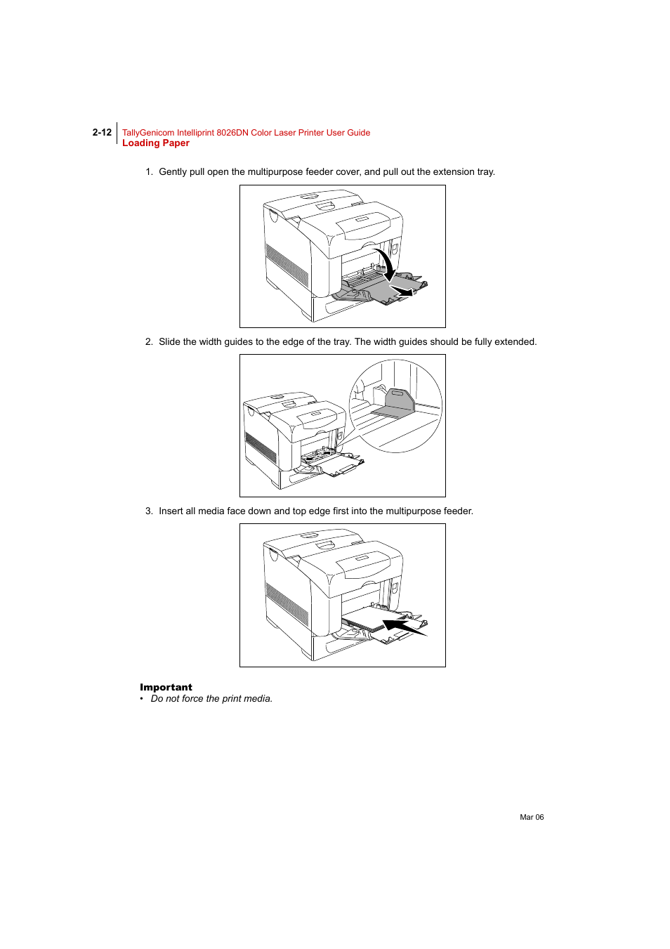 Tally Genicom Intelliprint 8026DN User Manual | Page 68 / 260