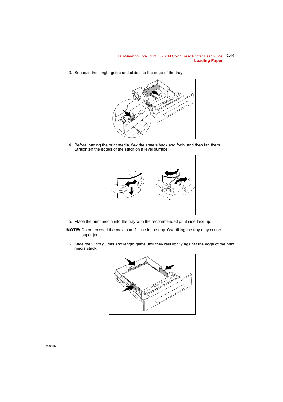 Tally Genicom Intelliprint 8026DN User Manual | Page 71 / 260