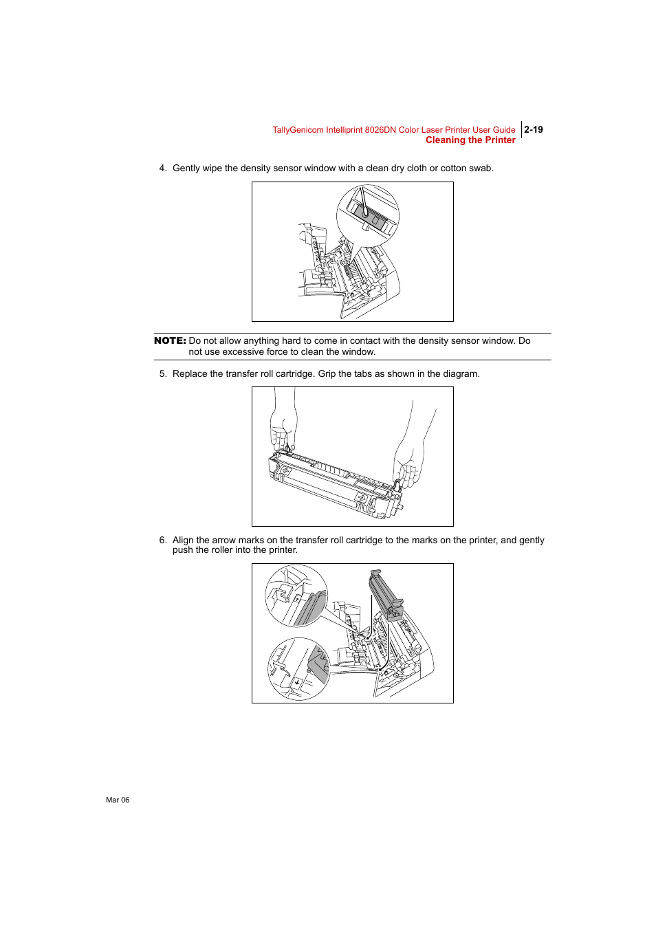 Tally Genicom Intelliprint 8026DN User Manual | Page 75 / 260