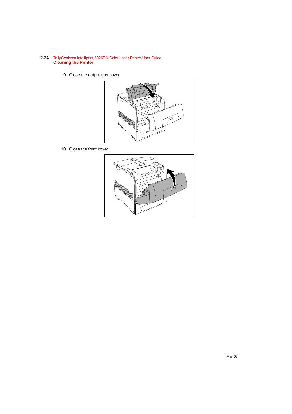 Tally Genicom Intelliprint 8026DN User Manual | Page 80 / 260