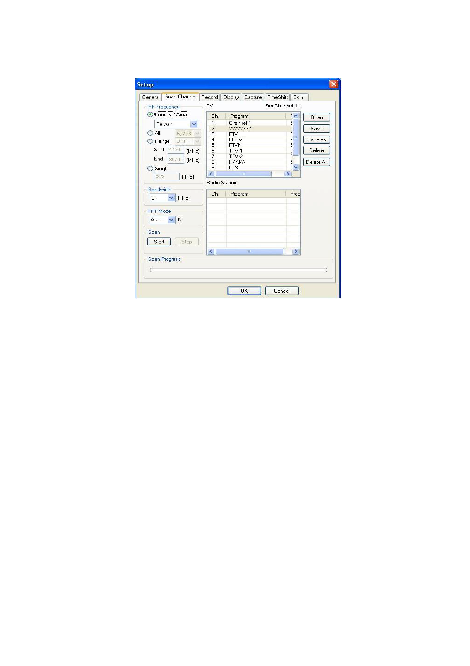 2 scan channel | Transystem DVB-T User Manual | Page 16 / 22