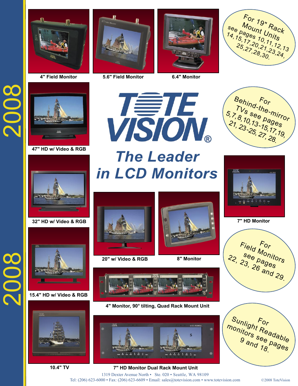 Tote Vision LCD-841SDI User Manual | 32 pages