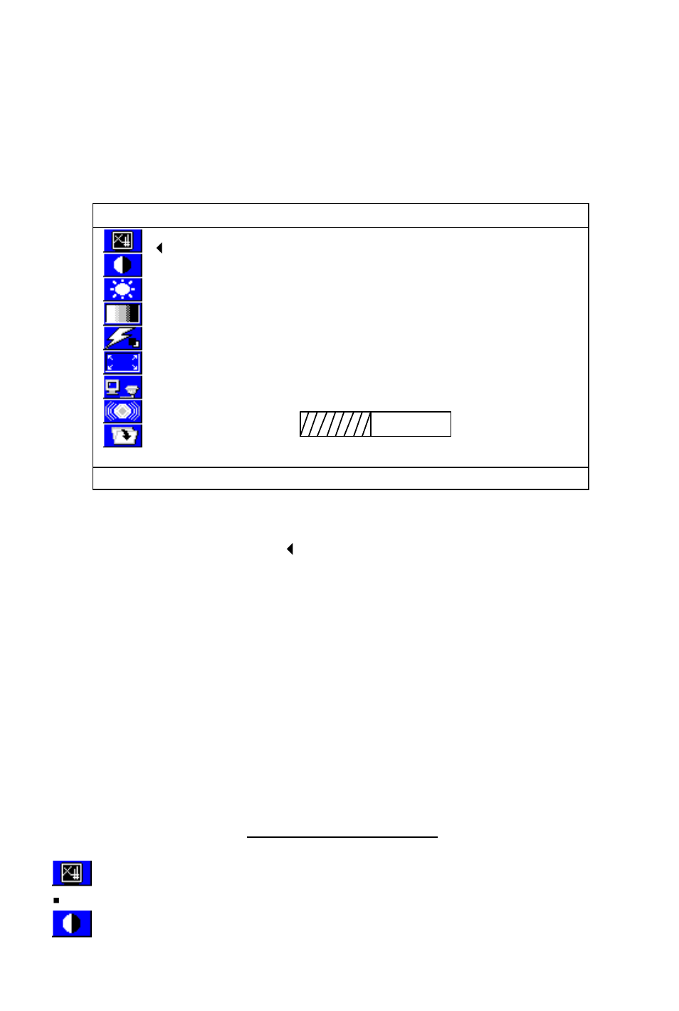 Chapter 4, Video adjustment, Brightness - adjustment + 49 | Tote Vision LCD-1900VR User Manual | Page 18 / 20