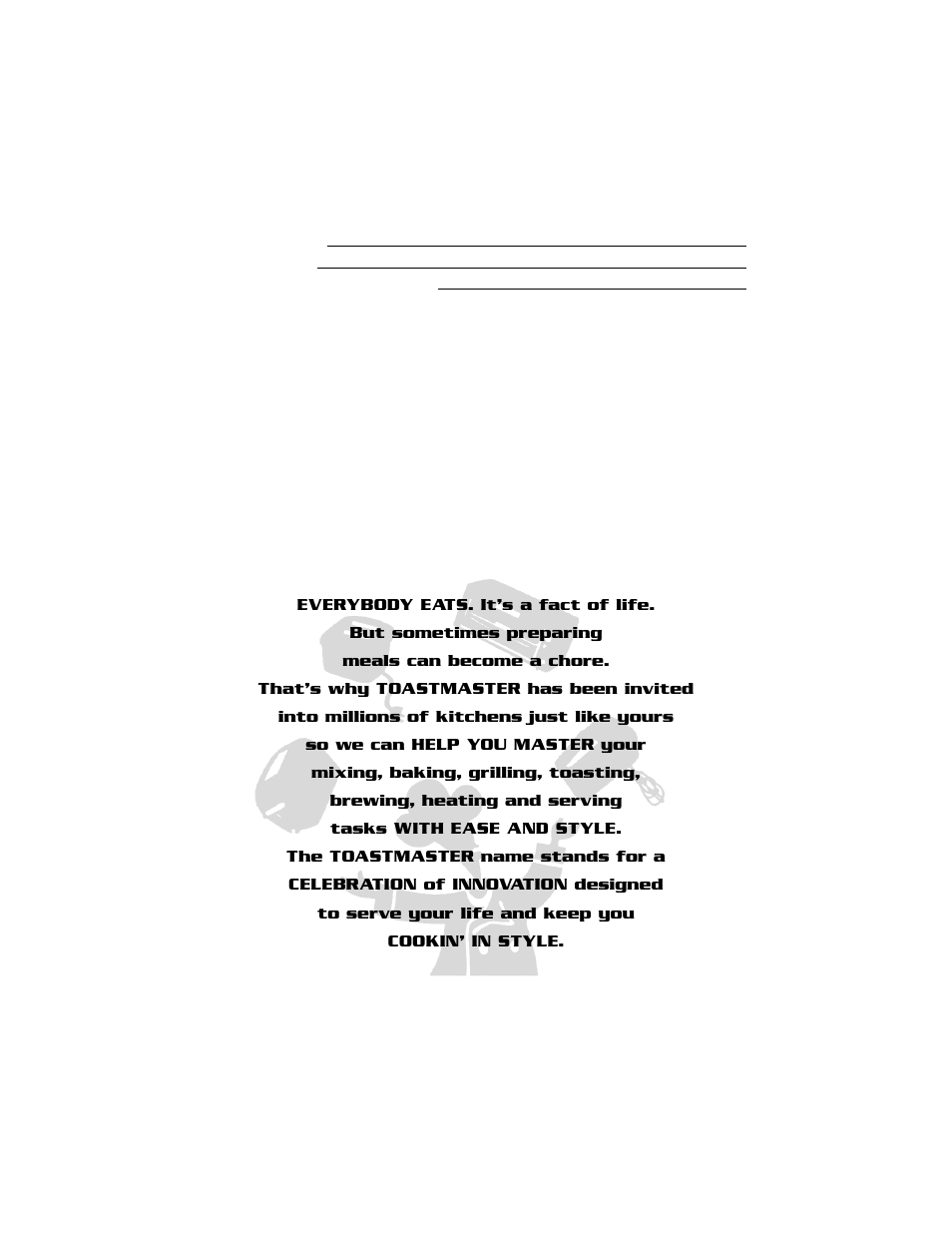 Toastmaster 3314CAN User Manual | Page 9 / 9