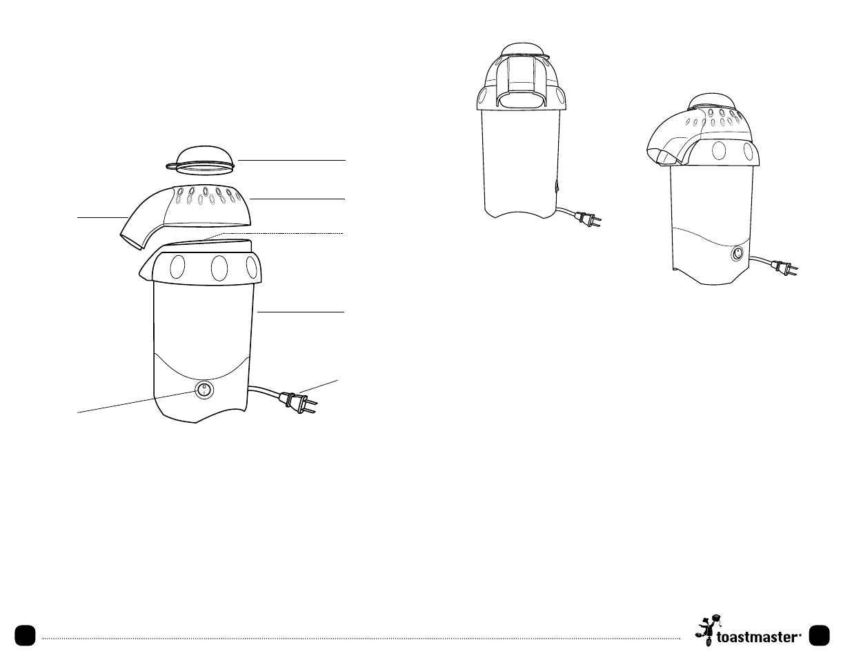 Using your hot air popcorn popper | Toastmaster TMPC4 User Manual | Page 7 / 14