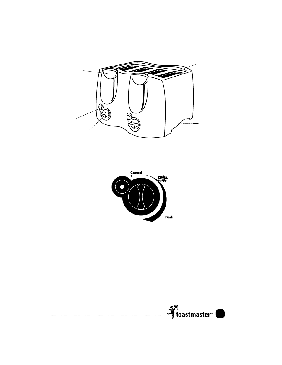 Toasting instructions | Toastmaster T2060B User Manual | Page 4 / 9