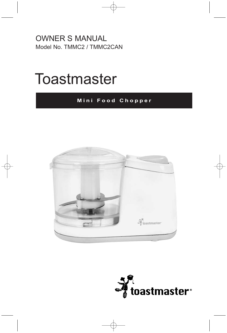 Toastmaster TMMC2CAN User Manual | 9 pages
