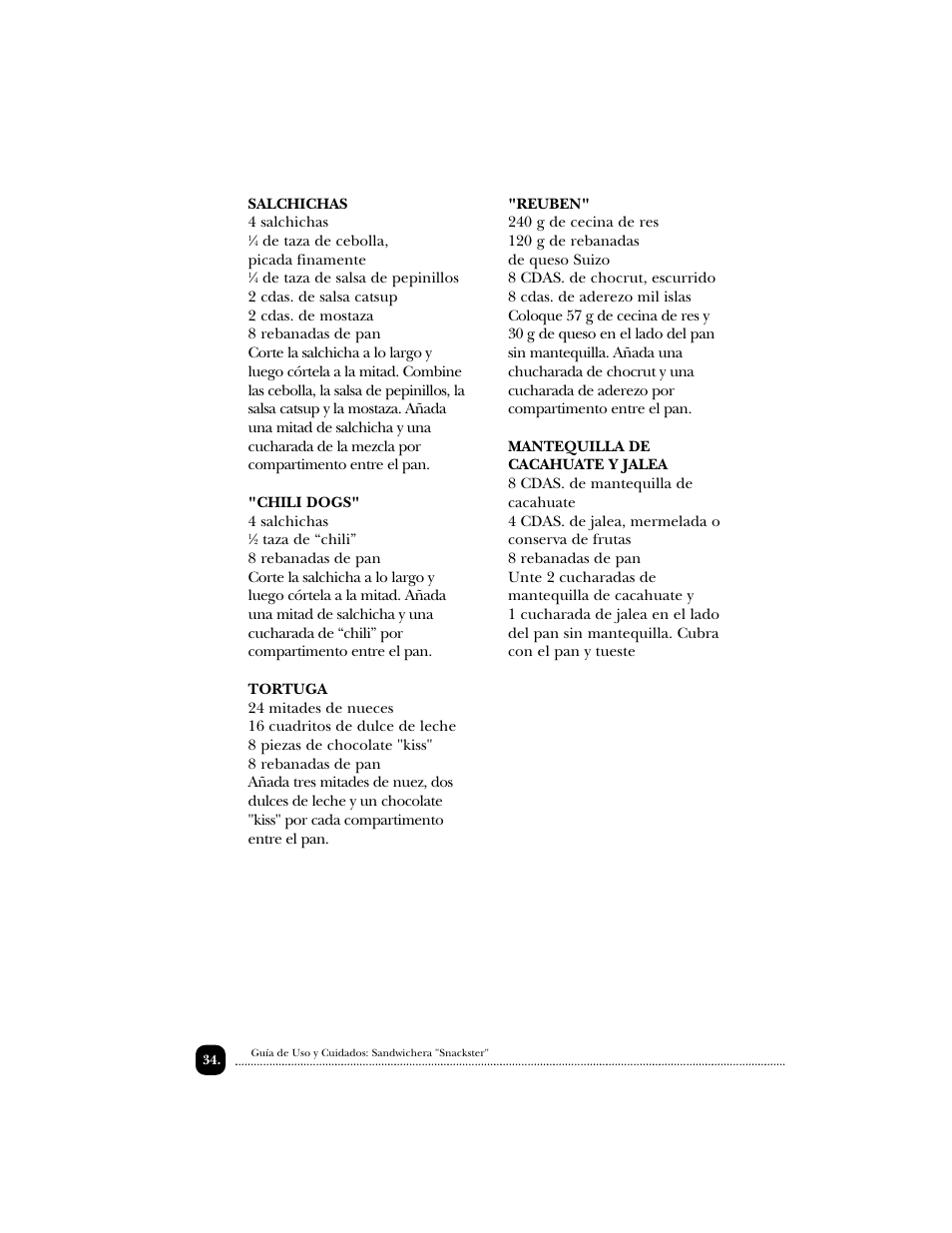 Toastmaster TSM2 User Manual | Page 35 / 42