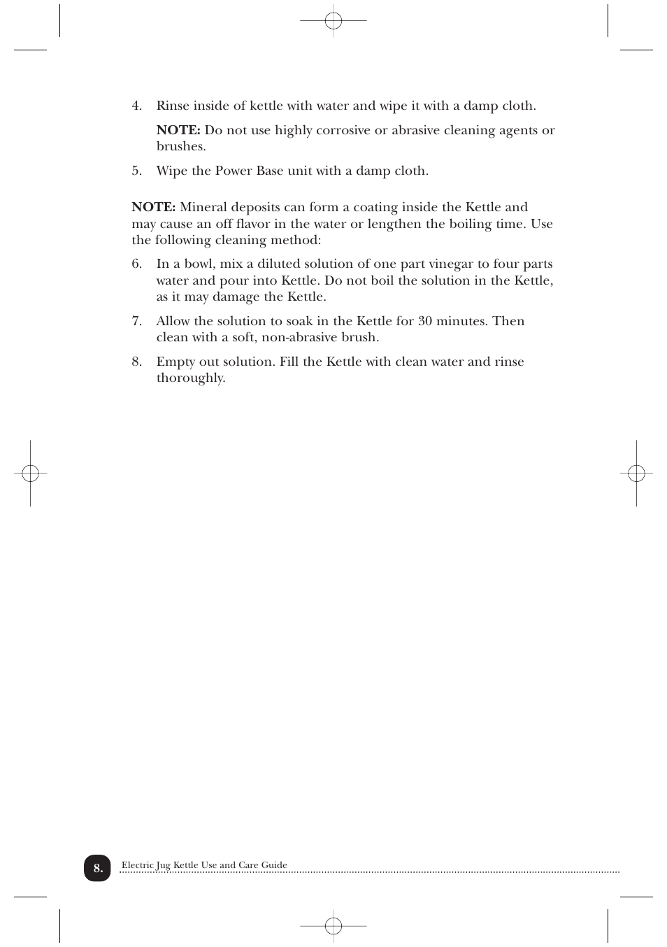 Toastmaster TMJK1CAN User Manual | Page 9 / 12