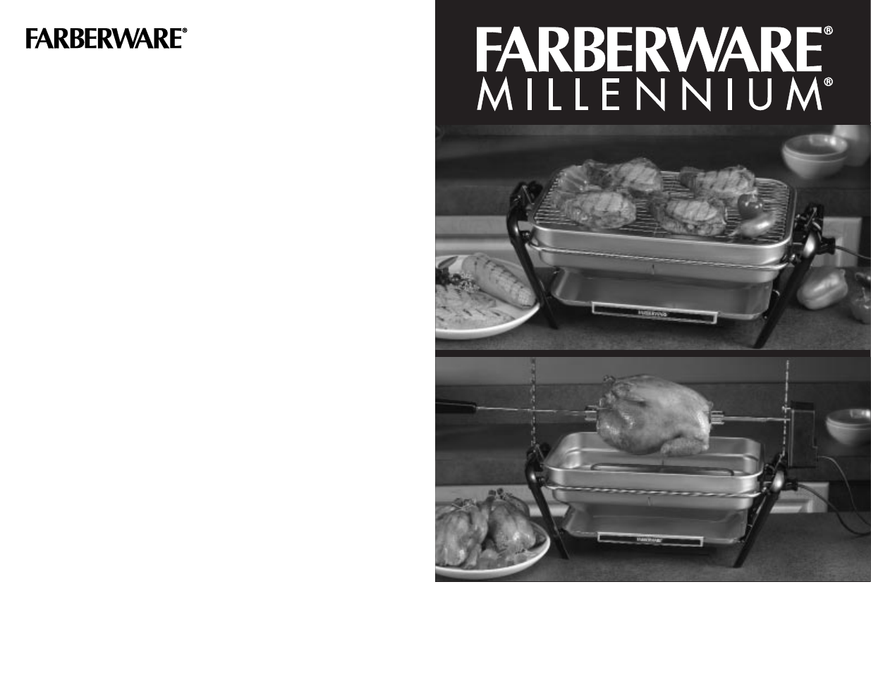 Use & care instructions, Open hearth, Smokeless indoor grill/rotisserie | Toastmaster FSR200 User Manual | Page 11 / 11