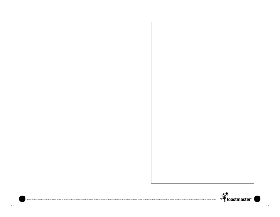 Toastmaster T80BC User Manual | Page 12 / 16