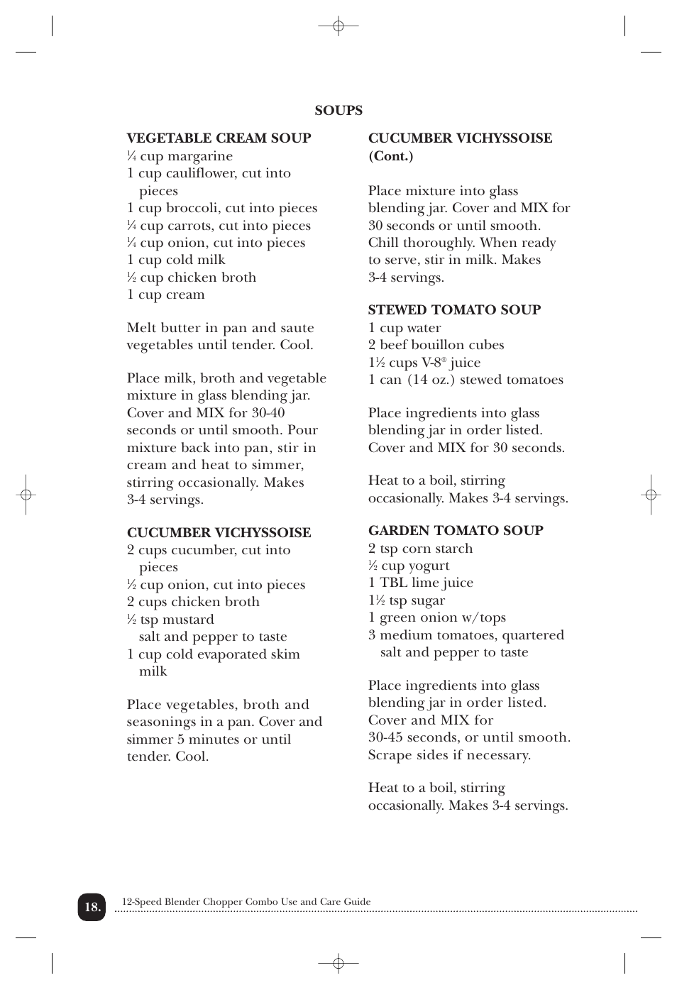 Toastmaster 1135CAN User Manual | Page 19 / 22