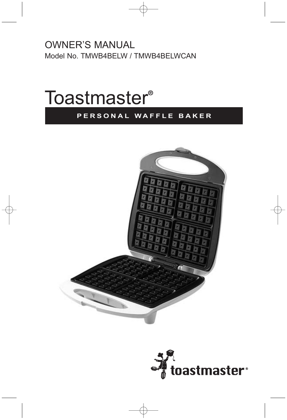 Toastmaster TMWB4BELW User Manual | 11 pages