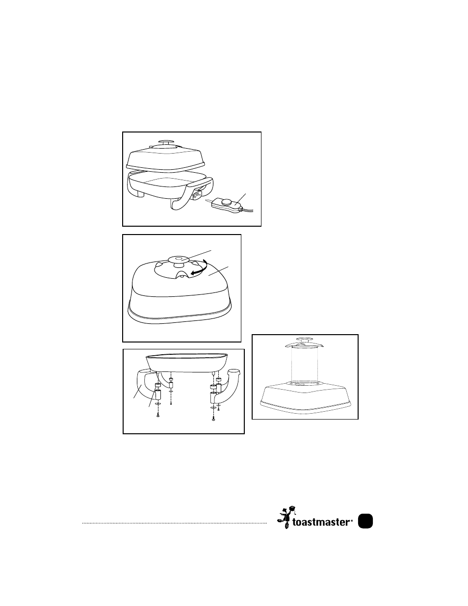 Assembly instructions | Toastmaster TES1 User Manual | Page 4 / 42