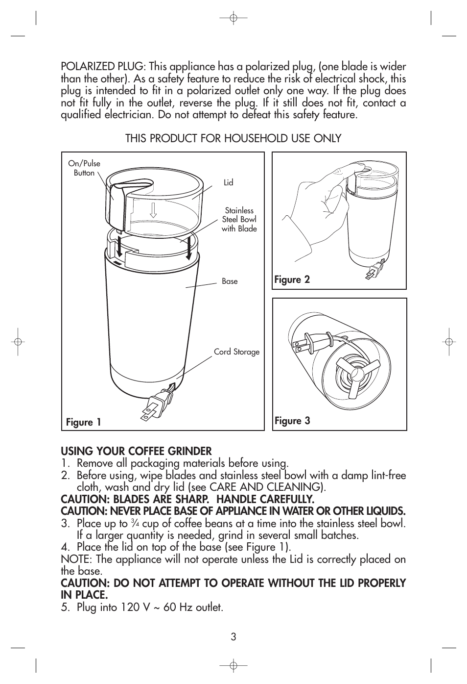 Toastmaster 1119CAN User Manual | Page 3 / 6
