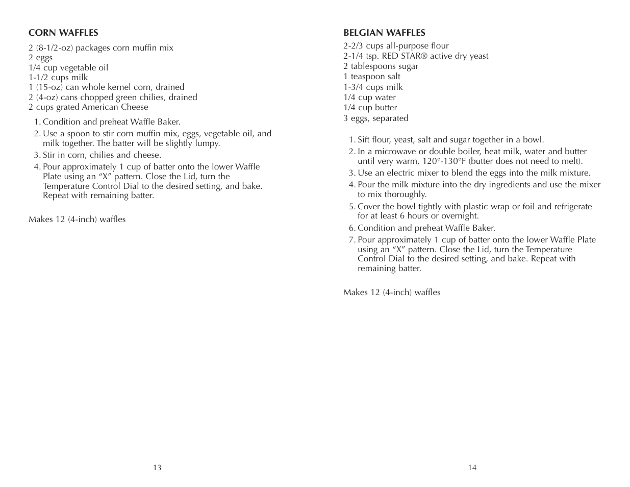 Toastmaster FWB275 User Manual | Page 14 / 22