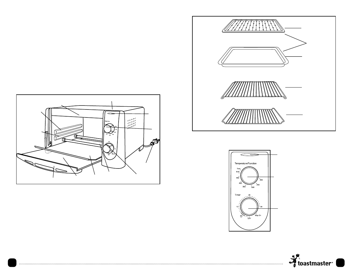 Toastmaster TOV200 User Manual | Page 5 / 25